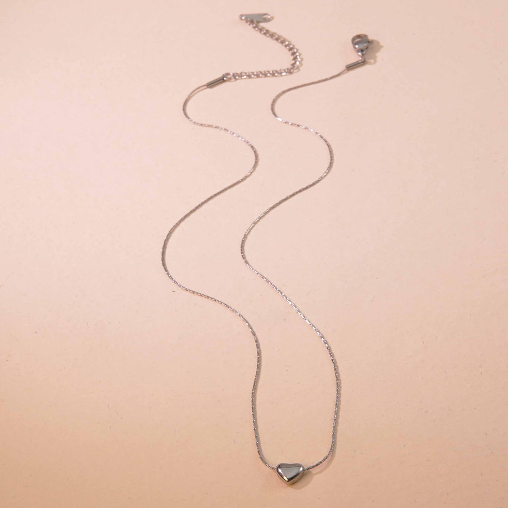 Ion Plating (IP) 18K Gold Plated Heart Shape 304 Stainless Steel Classic Style Waterproof Non Tarnish Jewelry Set