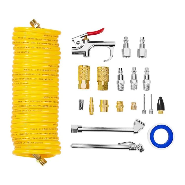 Air Compressor Starter Kit, 20-Piece (central pneumatic)