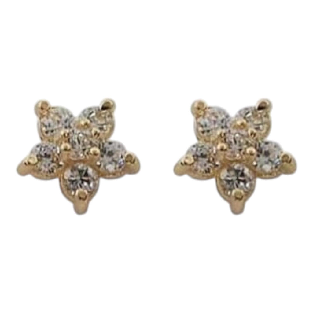 925 Sterling Silver Star Small Stud Earrings