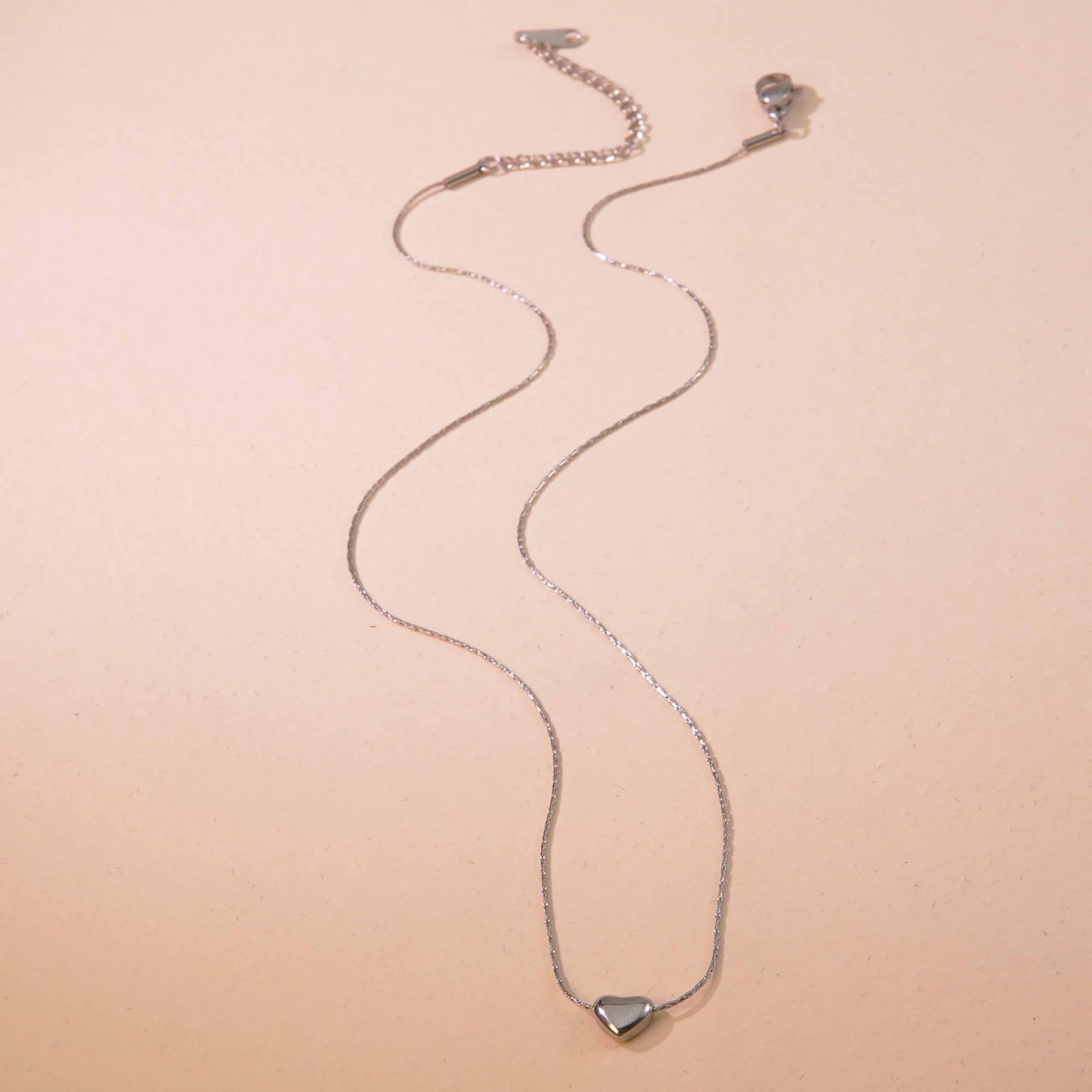 Ion Plating (IP) 18K Gold Plated Heart Shape 304 Stainless Steel Classic Style Waterproof Non Tarnish Jewelry Set