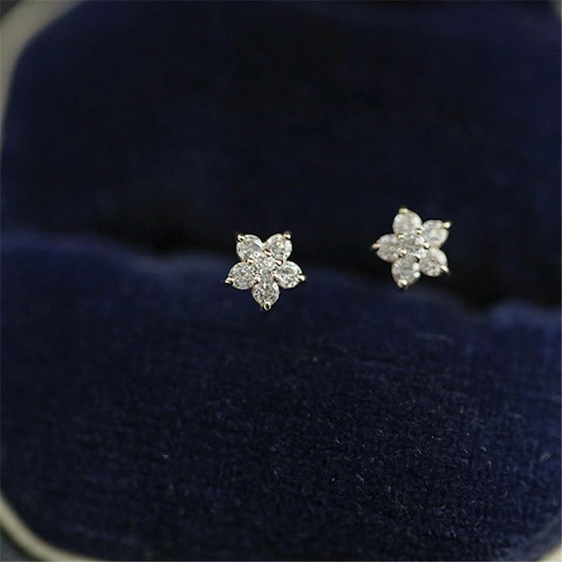925 Sterling Silver Star Small Stud Earrings